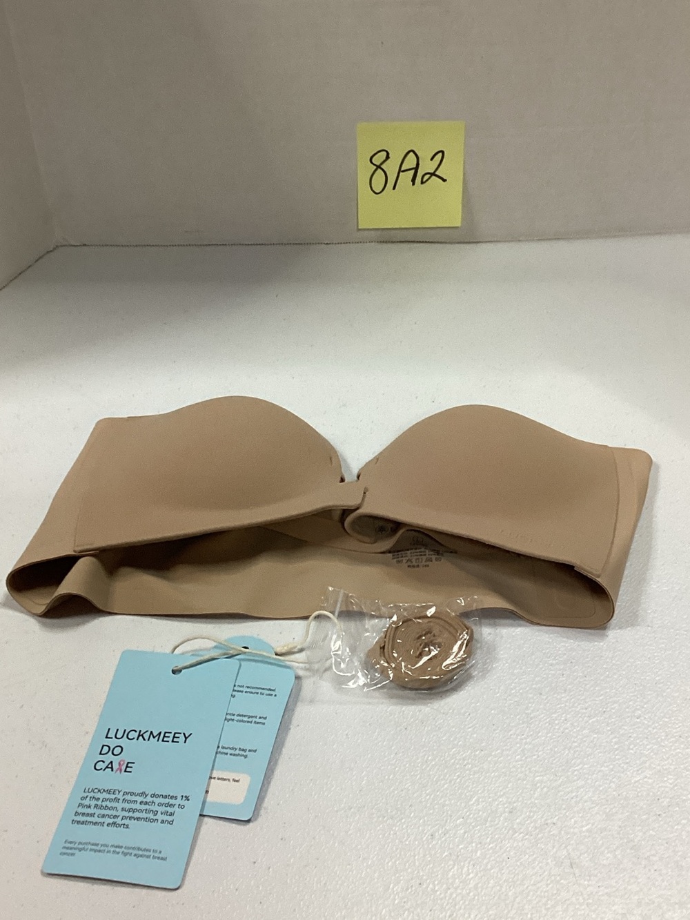 Strapless Adhesive Bandeau Bra in Nude